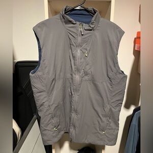 Peter Millar Crown Sport Vest, Golf, Size XL, Gray
